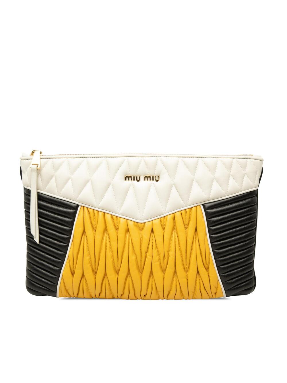 Miu Nappa Biker Clutch Pre- #340406M44B